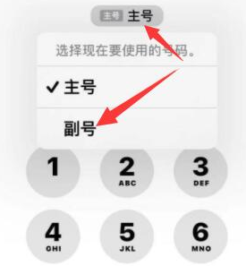 同德苹果14维修店分享iPhone 14 Pro Max使用副卡打电话的方法 