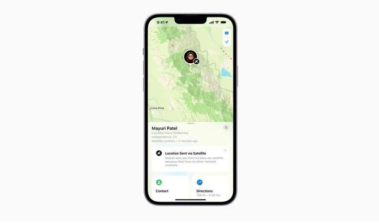 同德苹果14维修分享iPhone14系列中 FindMy功能通过卫星分享位置方法教程 