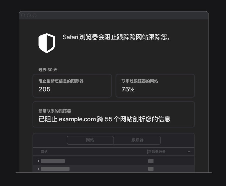 同德苹果手机维修分享如何在 Safari 浏览器中查看和打开隐私报告 